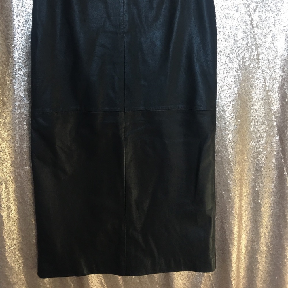 100% Leather Skirt